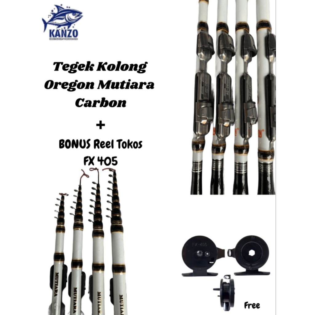 Joran Tegek Kolong Carbon Oregon Mutiara