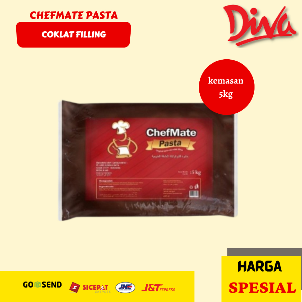 

Chefmate Filling Chocolate [5 Kg] | Chefmate Pasta Coklat
