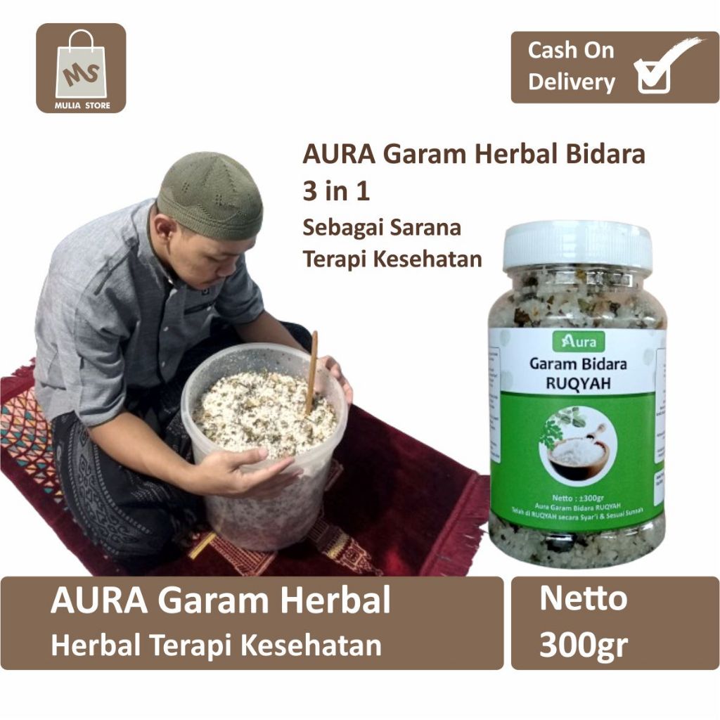 

Mulia Store - Garam Herbal 3 in 1 Netto 300gr
