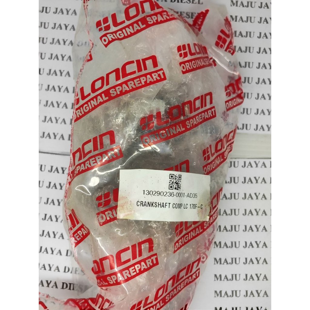 Crankshaft / Kruk As / Askruk / Askrok Loncin 7 HP LC170 F-D/F-C (Lambat)