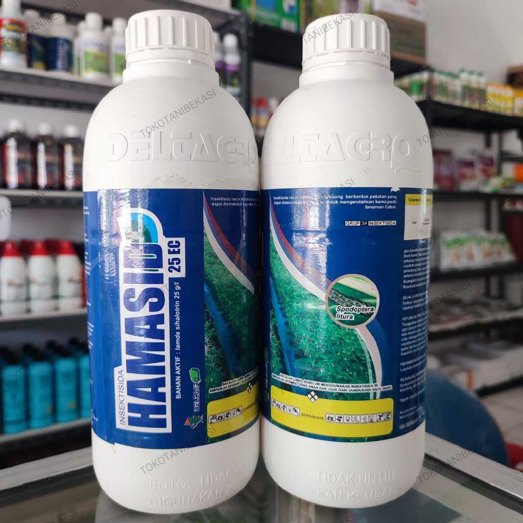 Insektisida HAMASID 25EC 1 Liter untuk mengendalikan hama ulat