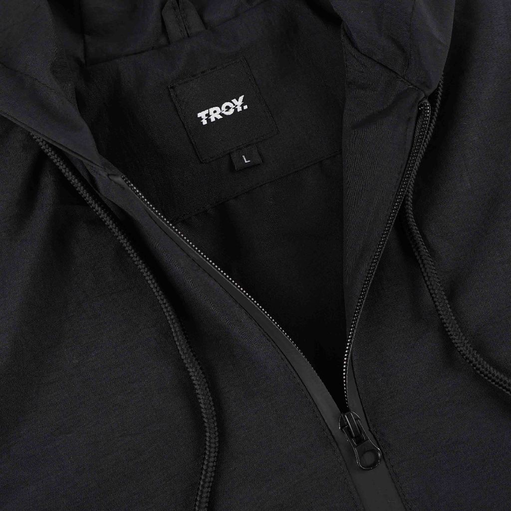 Troy Company Jacket Cagoule Black SWOE - Jaket Cagoule Hitam JCG 3301