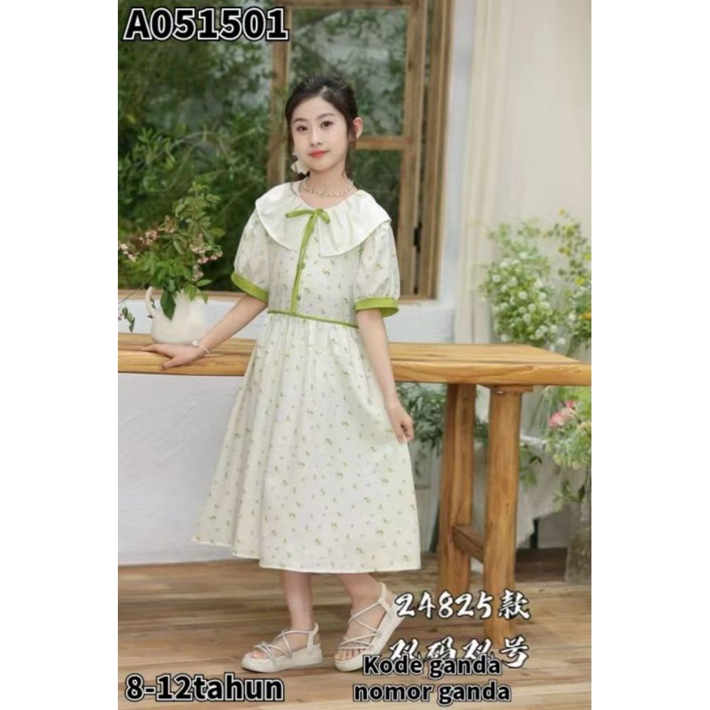 DRES ANAK CATON SILK 7-14 THU IMPORT