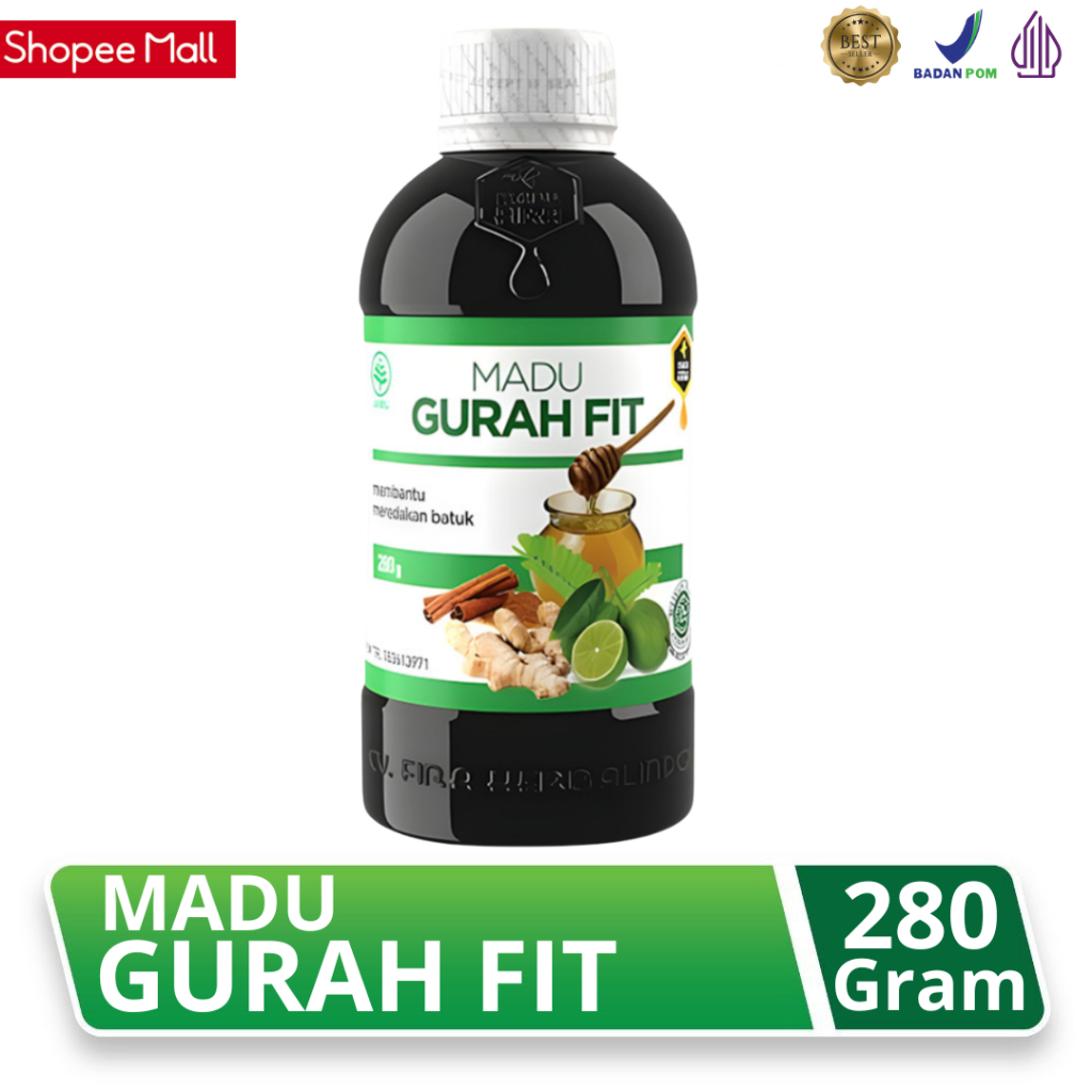 Madu Gurah Fit Asli Original Obat Batuk Untuk Dewasa dan Anak BPOM