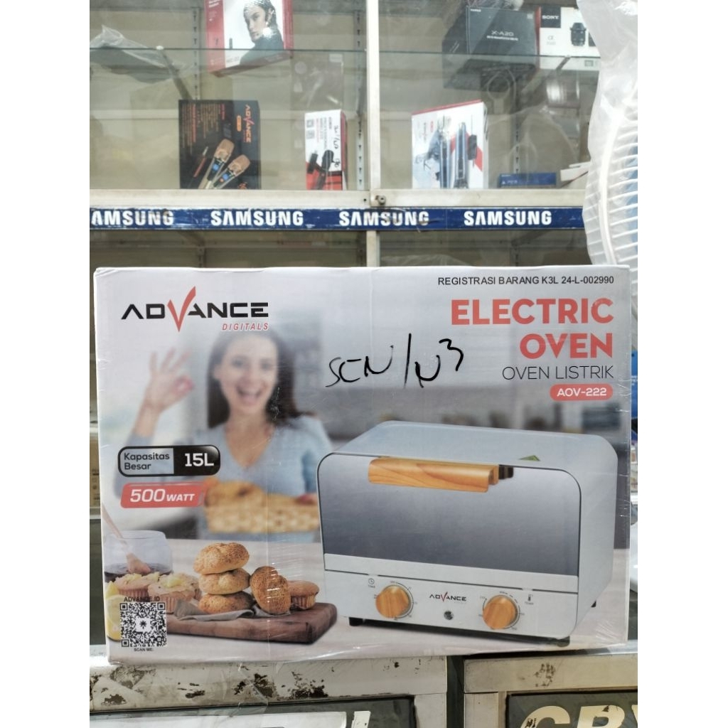 Advance AOV-222 Oven Listrik Kapasitas 15L - Garansi Resmi