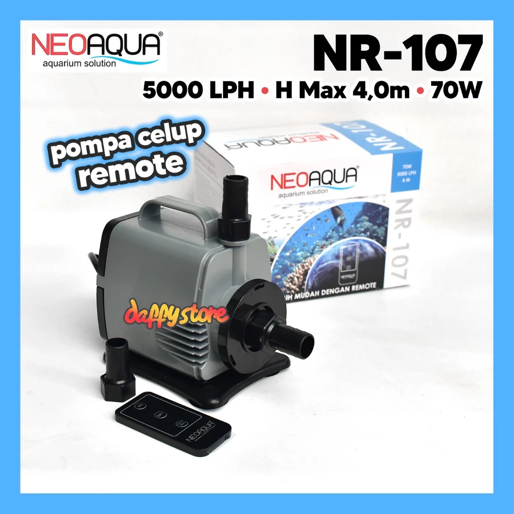 Pompa Remote Kandila NEO AQUA NR-107 5000LPH water pump pompa celup akuarium kolam neo aqua kandila