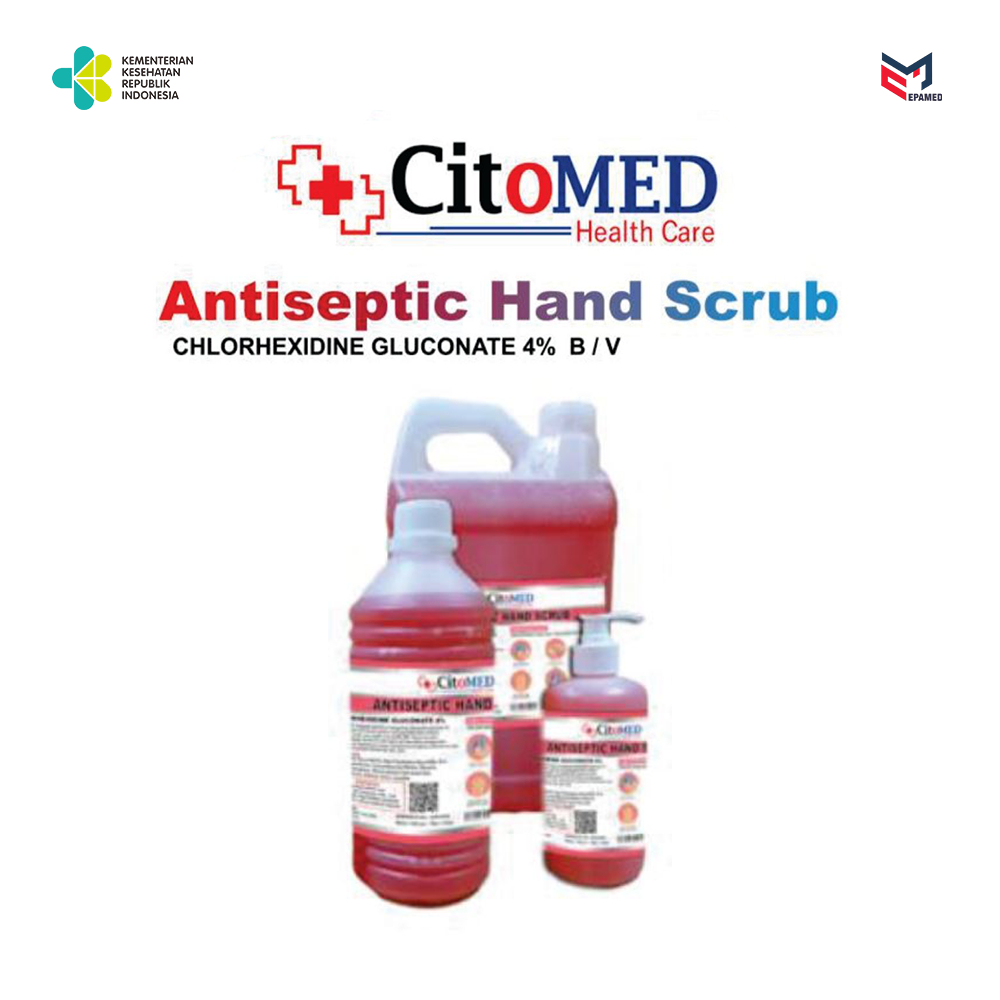 Citomed Hand-Scrub 4% 5 L | Cairan antiseptik | Antiseptik medis | Ukuran 5 L