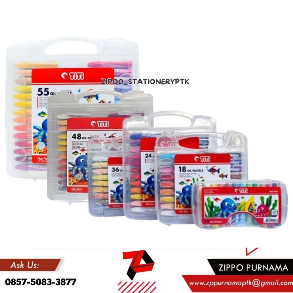 

Crayon TITI / Krayon TITI 12/18/24/36/48/55 warna
