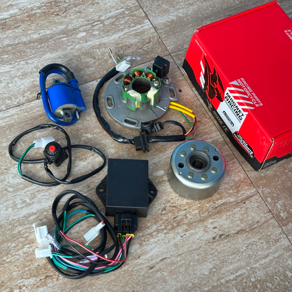 pengapian magnet YZ Thailand YZ 125 komplit original ride it pengapian set