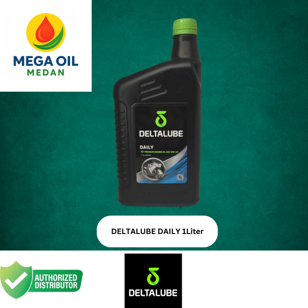 Oli Motor Deltalube Daily 1 Liter SAE 10W-40 | Oli Mesin Deltalube Motor Matic Bebek | Oil Deltalube