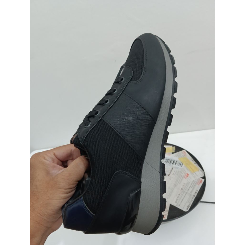 sepatu pria prada sport / black navy / size 40 / sport snekers shoes quality import