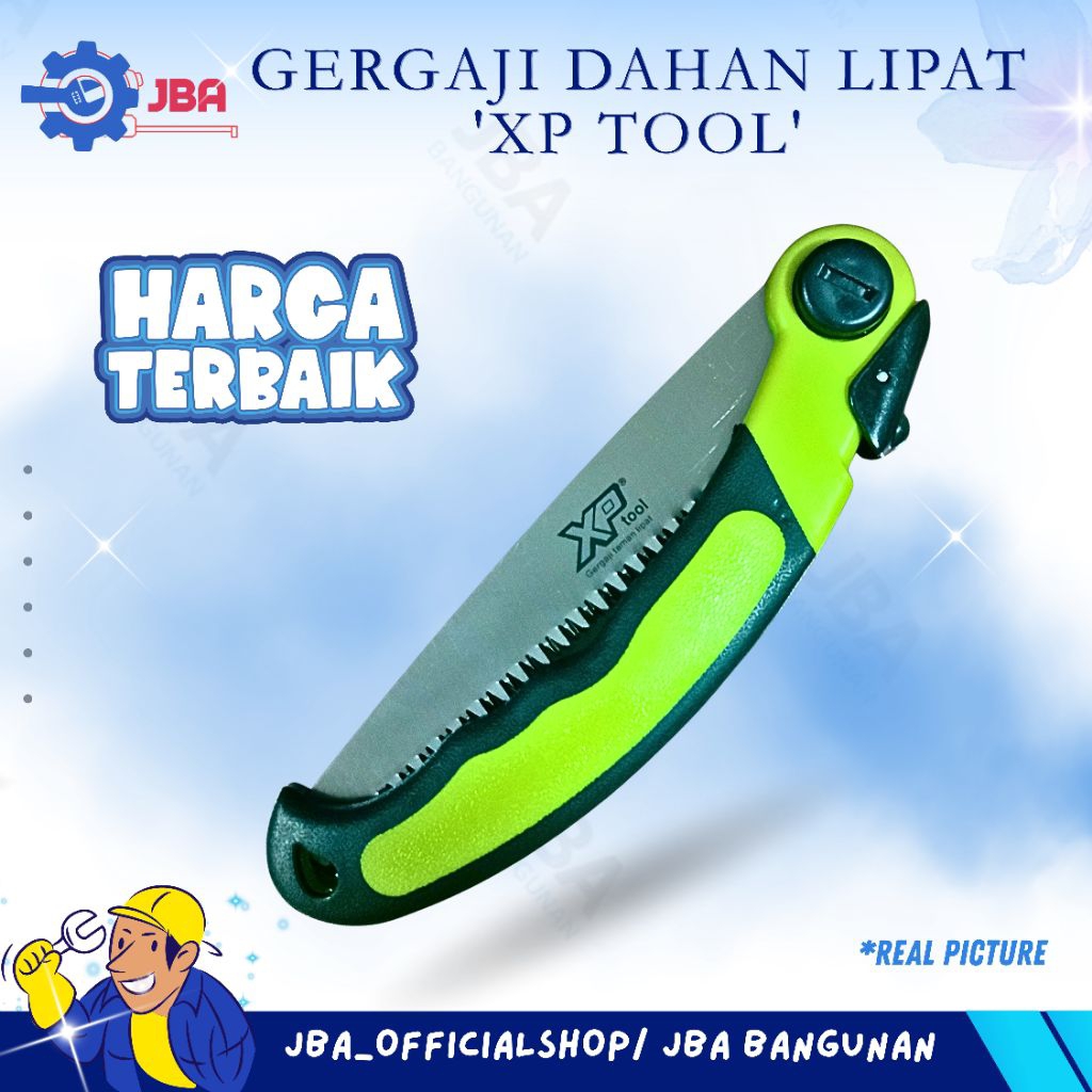 Gergaji lipat 210mm XP Tool / Gergaji Portable/ Gergaji Lipat Dahan / Gergaji Lipat jepang / Gergaji