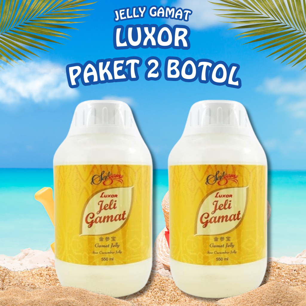 Jelly Gamat Luxor 550 ml Paket 2 Botol Asli Original Made In Malaysia