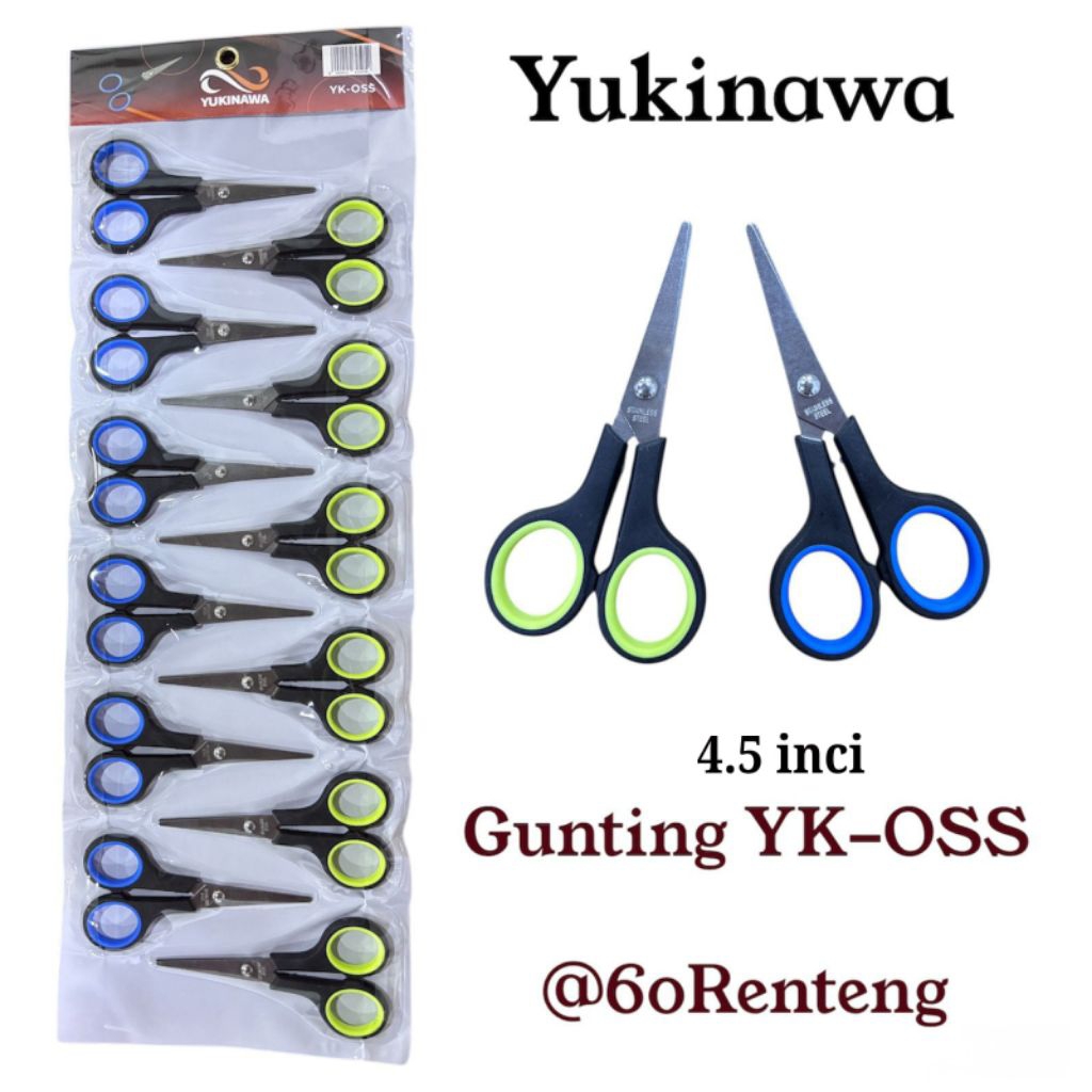 

Gunting Stainless Gunting Gagang Karet 6.5