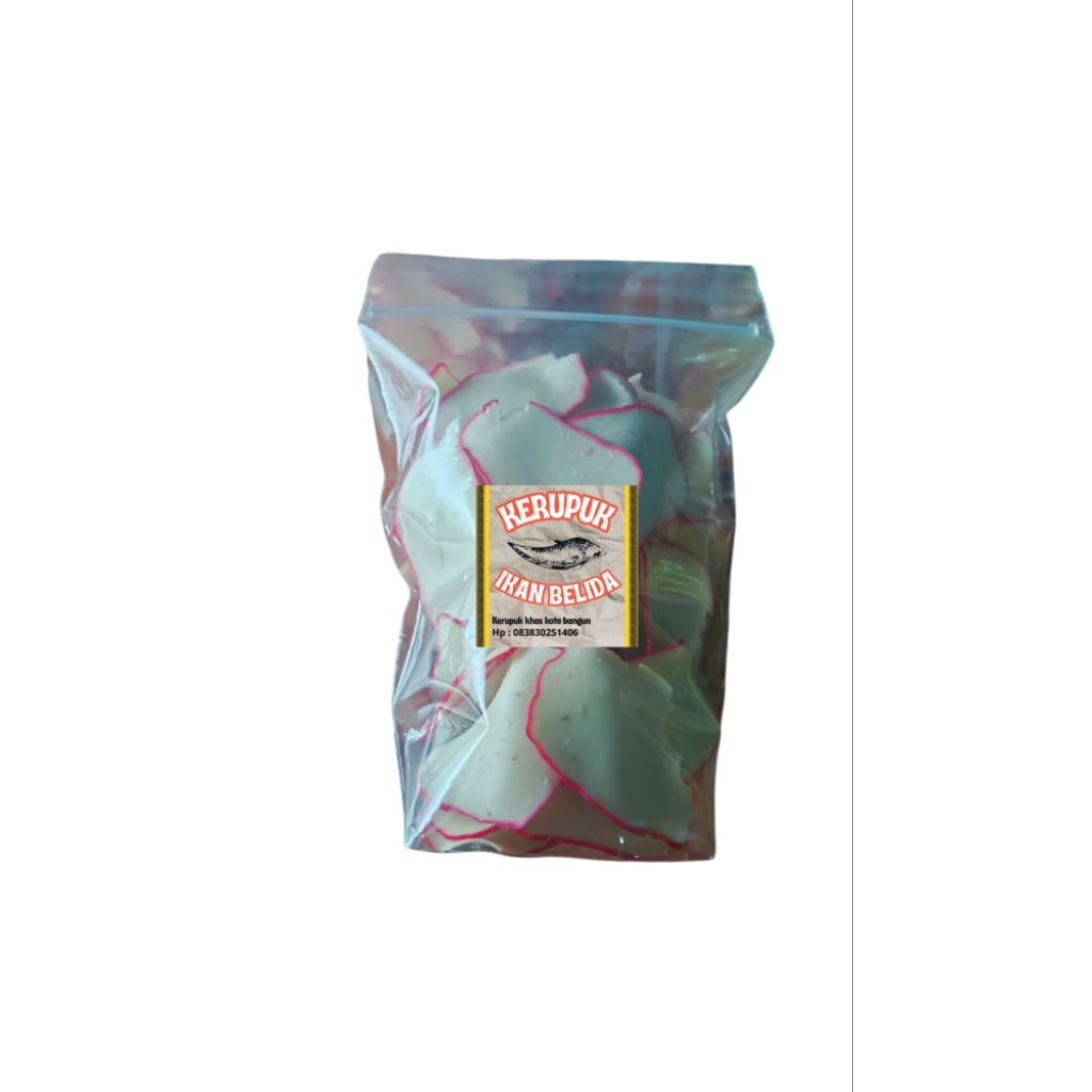 

kerupuk ikan pipih/belida