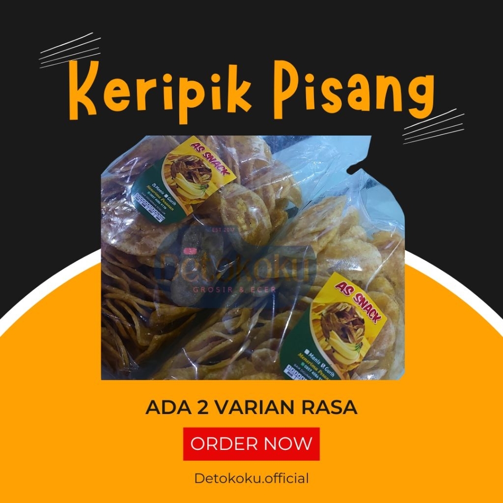 

Keripik Pisang Homemade Rasa Manis Dan Gurih Asin - 250gr