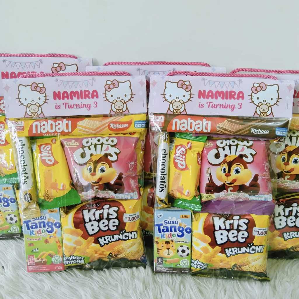 SNACK ULANG TAHUN CUSTOM / SOUVENIR ULANG TAHUN