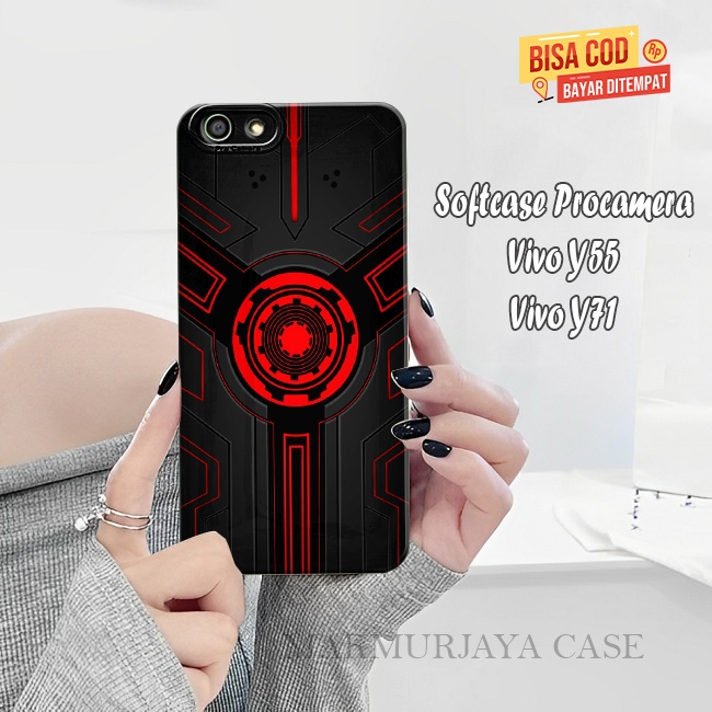 Cassing Vivo Y55 Vivo Y66 Vivo Y71 Vivo Y65 Y55S Y55A Y55L Y81 Y91 Y93 - Softcase Pro Camera Lentur 