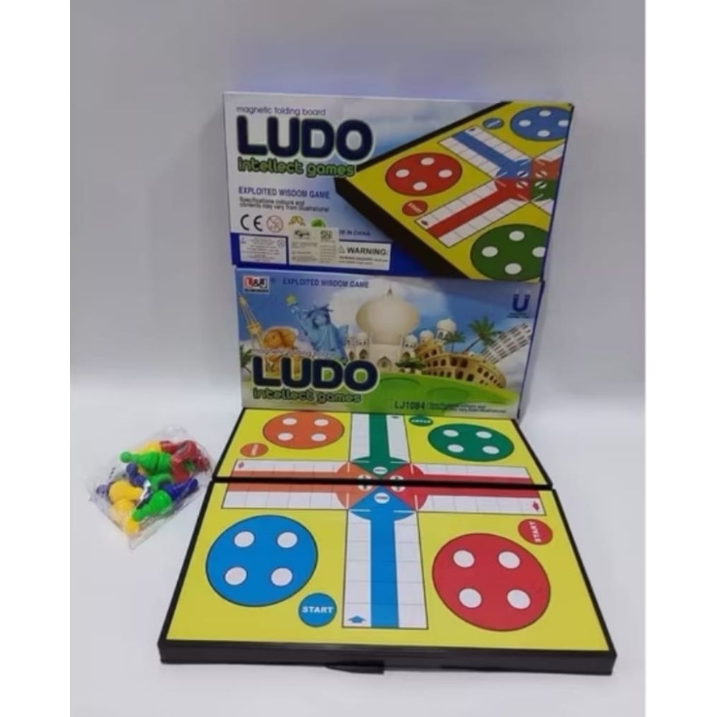 MAINAN PAPAN LUDO MAGNET