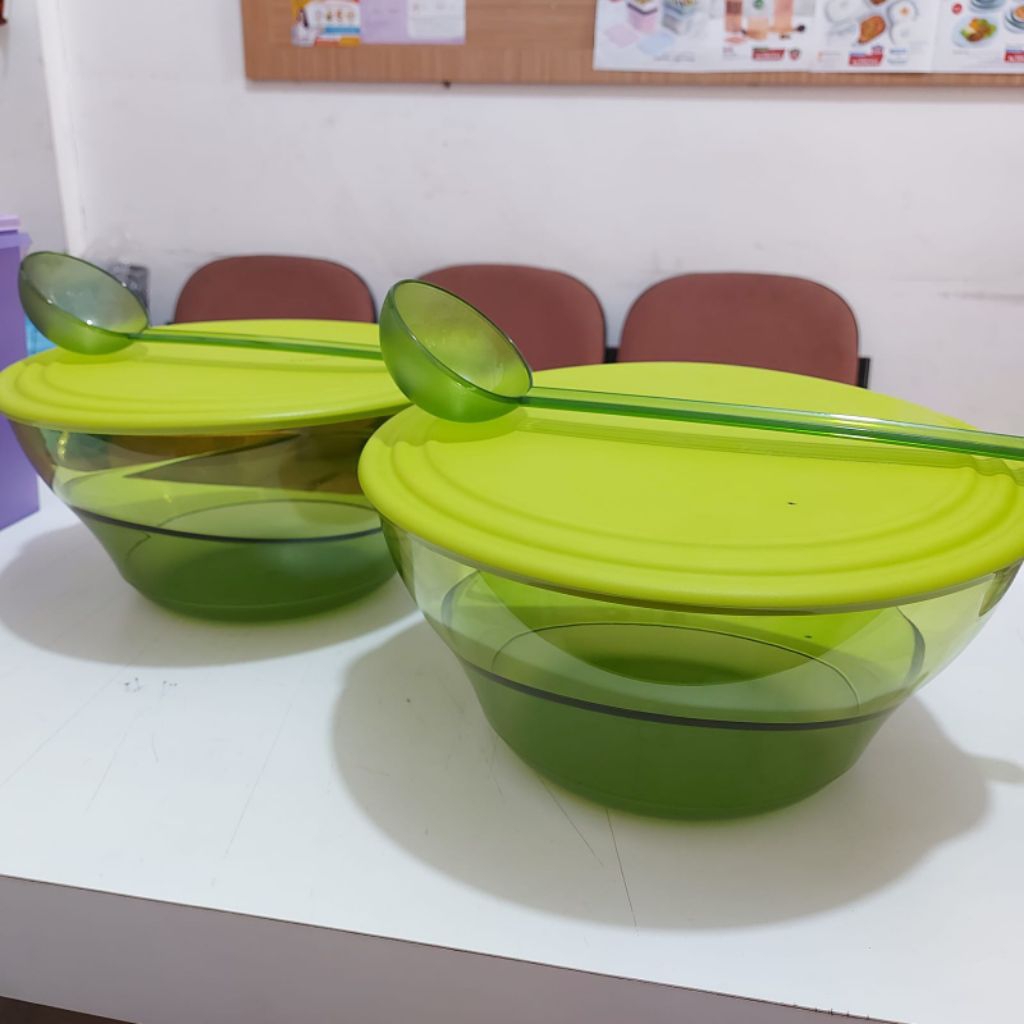 Eleganzia Bowl 4.5L Tupperware Ori Murah