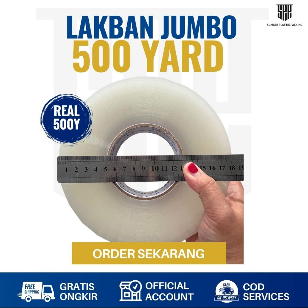 

Lakban Selotip Clear White Bening Panjang 500 YARD ASLI