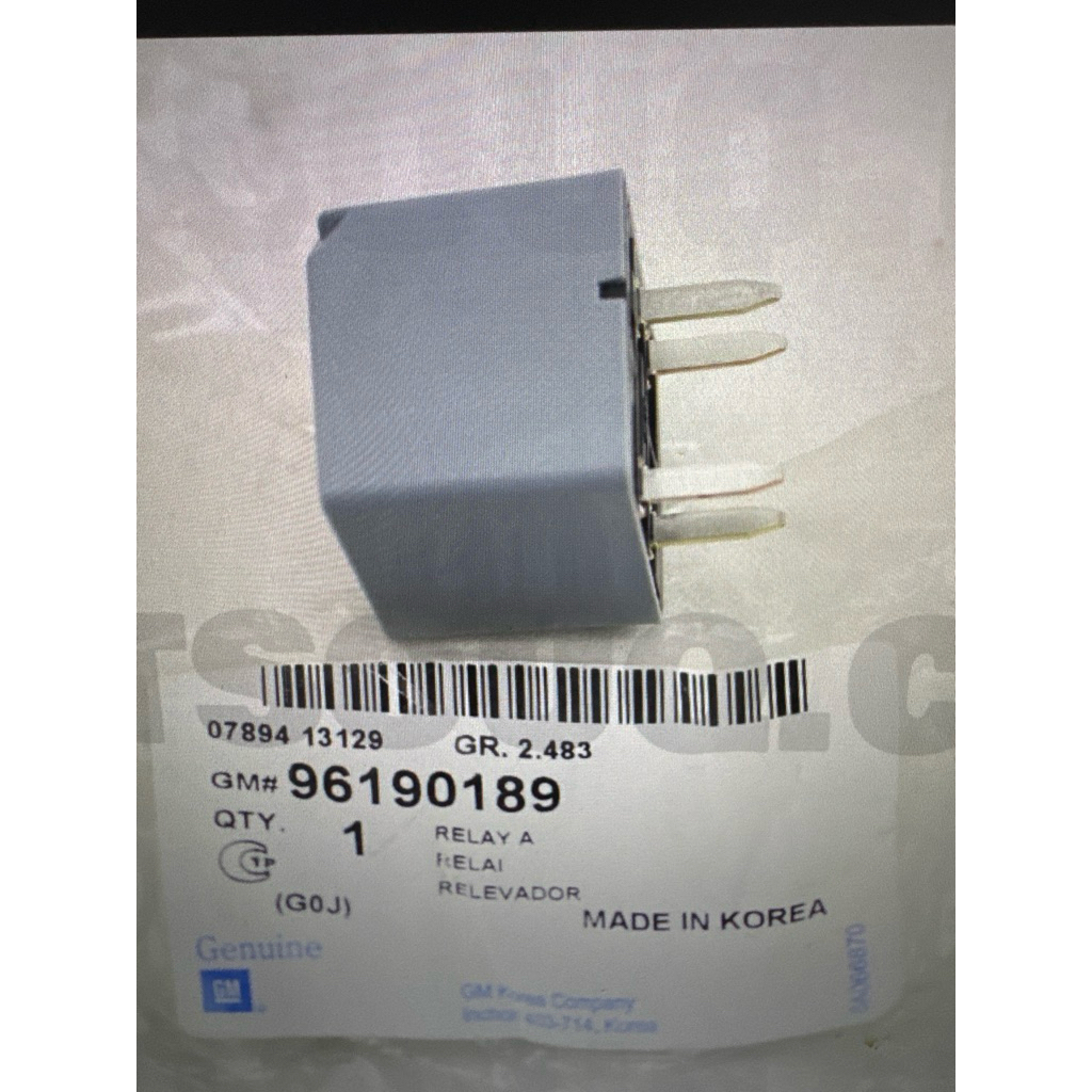 Relay Kaki 4 Chevrolet Aveo Kalos Lova Optra