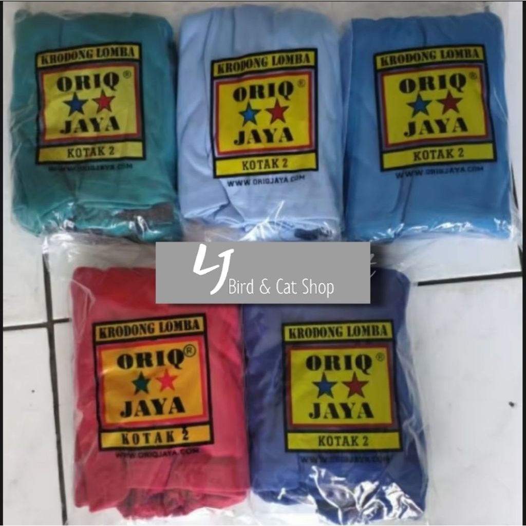 Krodong Sangkar Burung Kotak Merek Oriq Jaya No 2