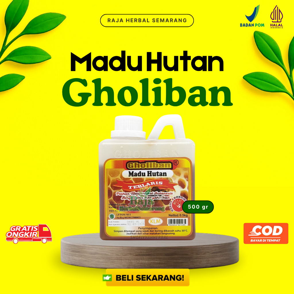 

Gholiban 0.5 kg, Madu Hutan Asli Kalimantan, Asli…Terlaris