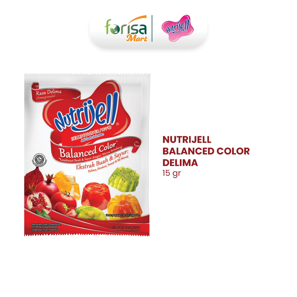 

Nutrijell Balanced Colour Delima - 1 Sachet