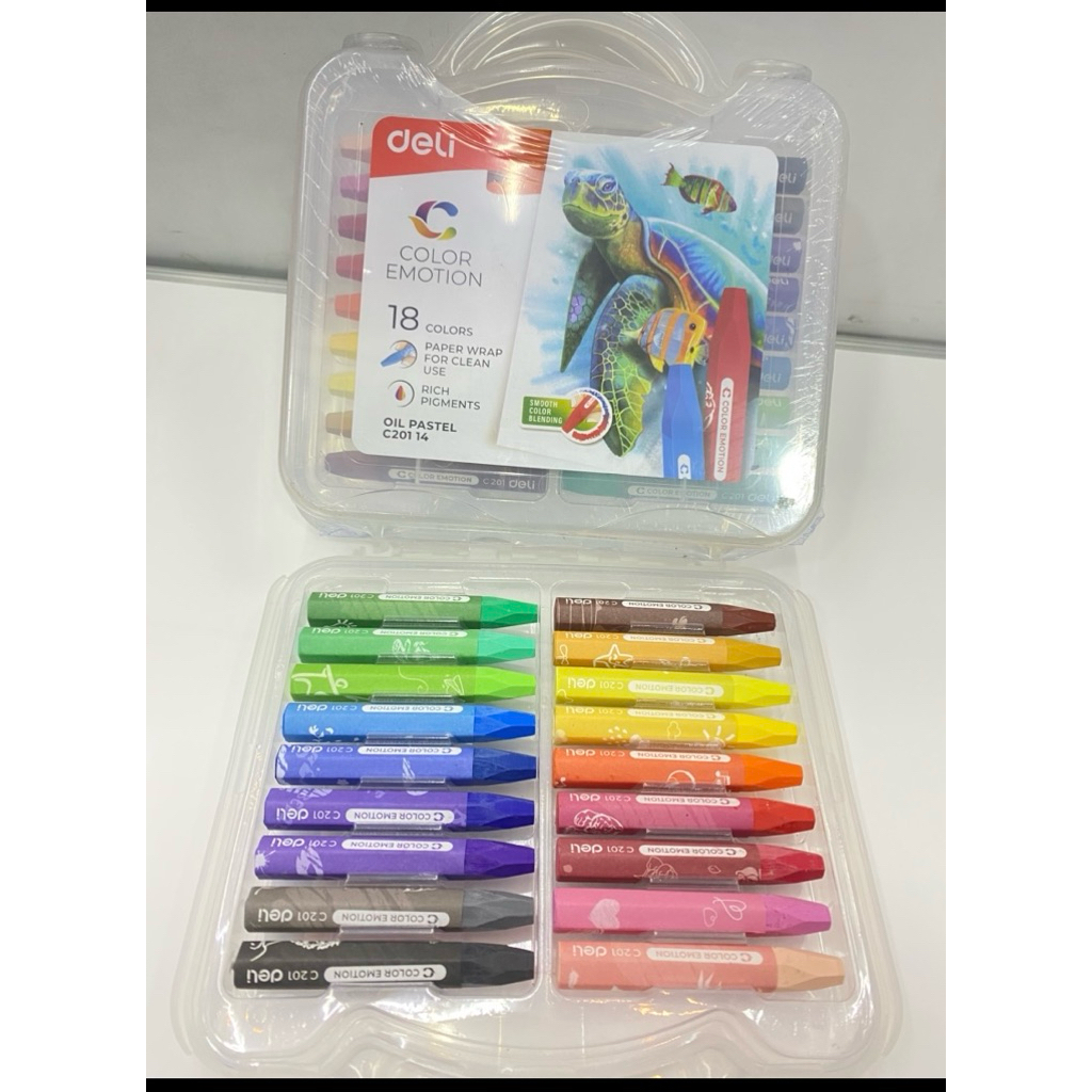 

Deli Oil Pastel Crayon Krayon 18c Warna Cerah Sempurna Tidak Beracun Oil Pastel C20114