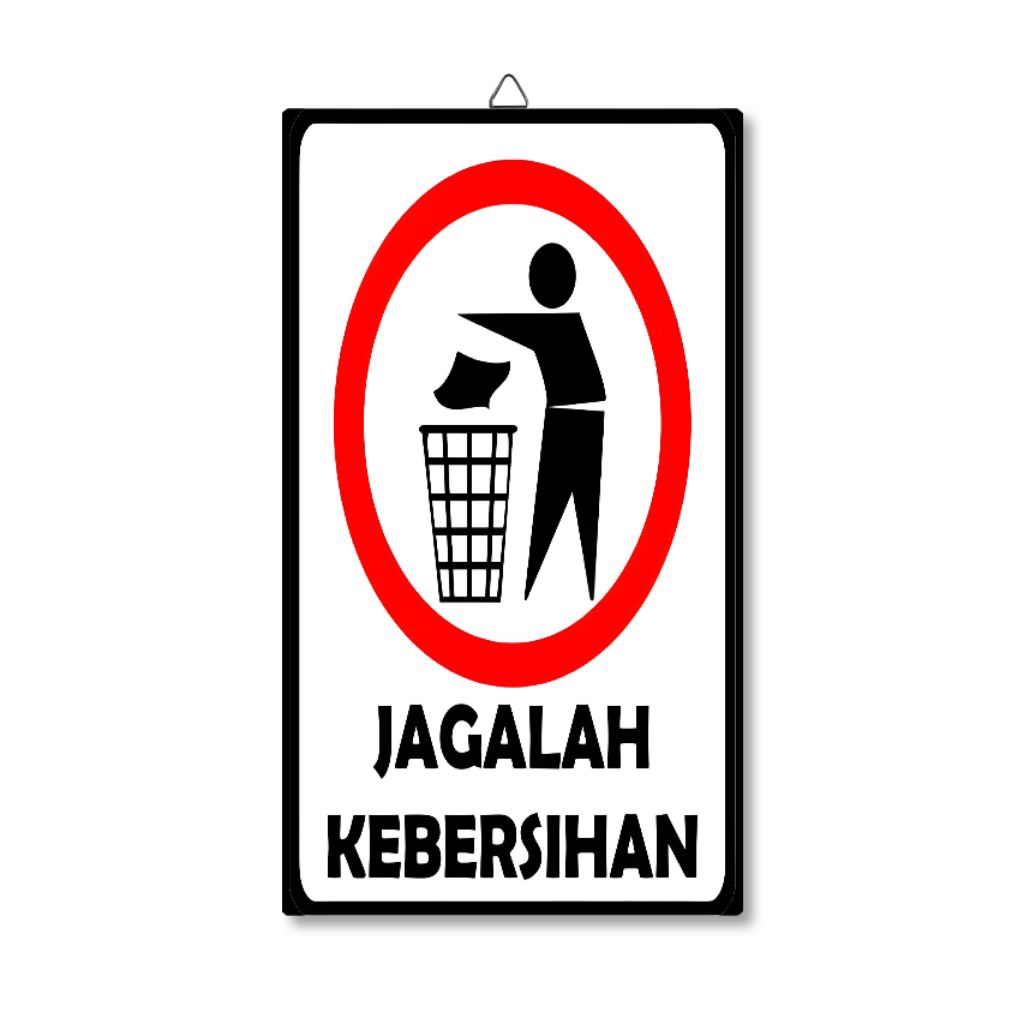 Hiasan Dinding Walldecor Dekorasi Jagalah Kebersihan