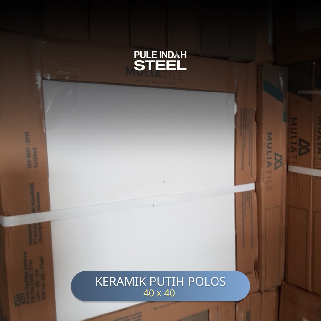 Keramik Putih Polos 40x40