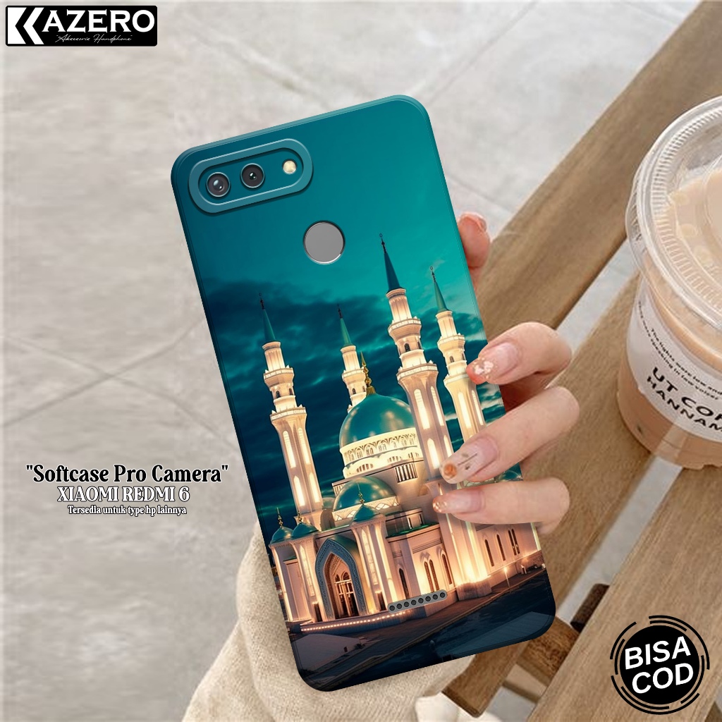 Case XIAOMI REDMI 6 Fashion Case Masjid Softcase XIAOMI REDMI 6 Silikon Pro Camera Kesing XIAOMI RED