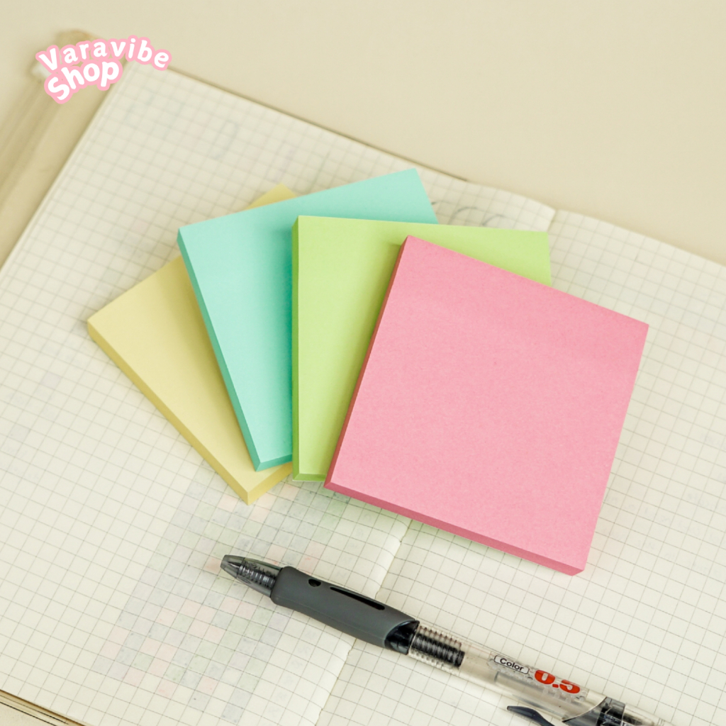 

Kertas Sticky Notes Pastel Memo Tempel Catatan Aesthetic Sticky Notes Warna Warni