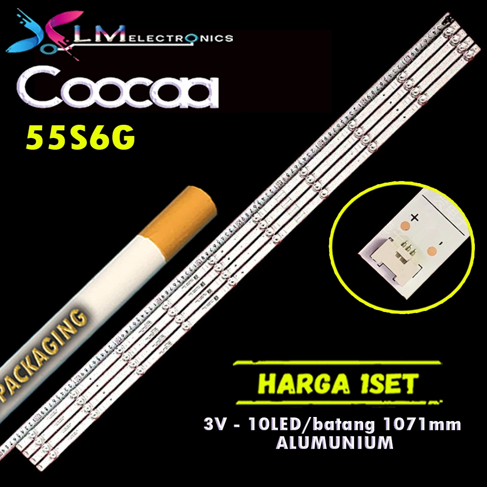 BACKLIGHT COOCAA 55S6G BACKLIGHT TV KOOKAA COCAA 55 55S6G