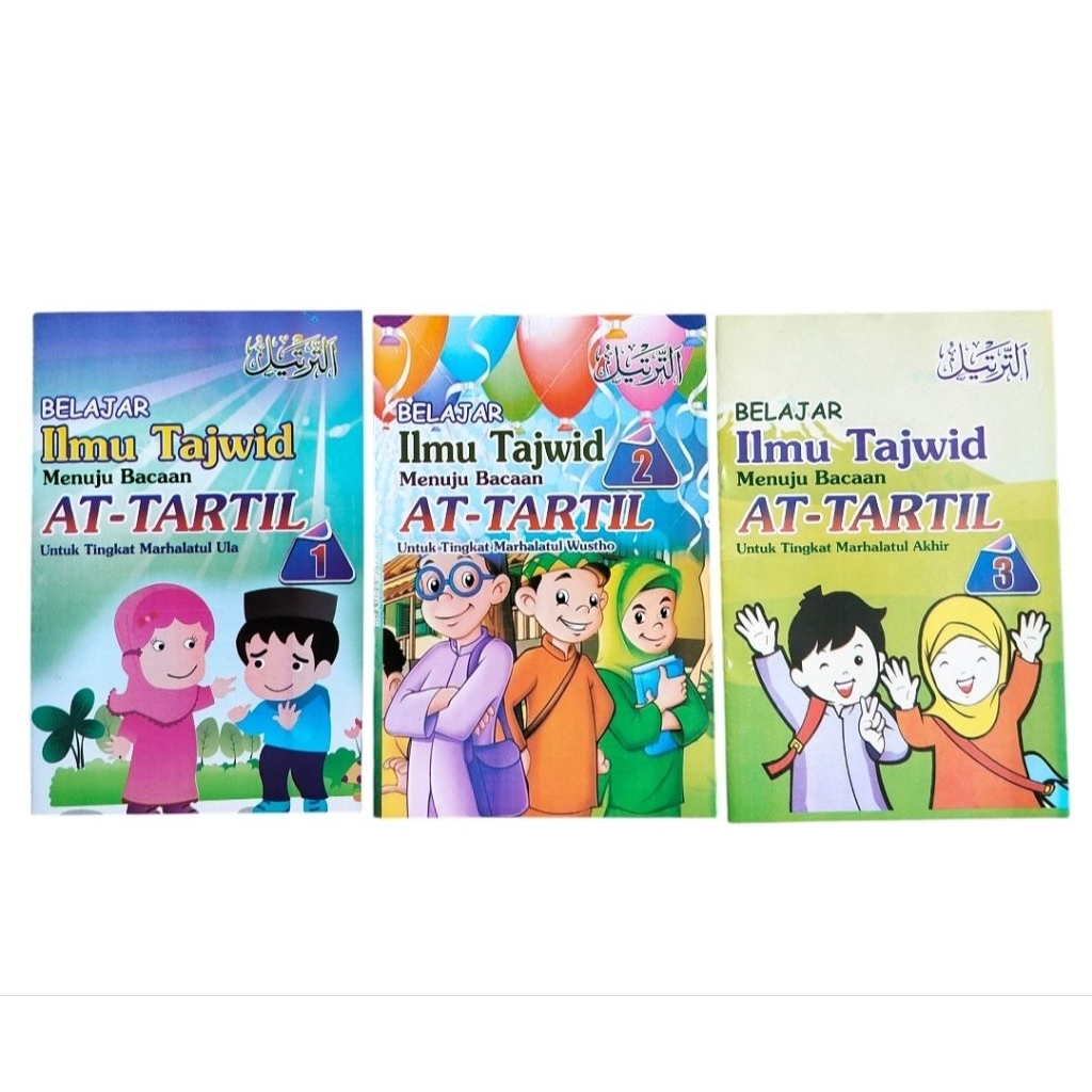Belajar ilmu tajwid at-tartil jilid 1 2 3