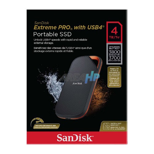 Sandisk 2TB 4TB 2 4 TB Extreme Pro 3800 MB/S Portable SSD USB 4.0