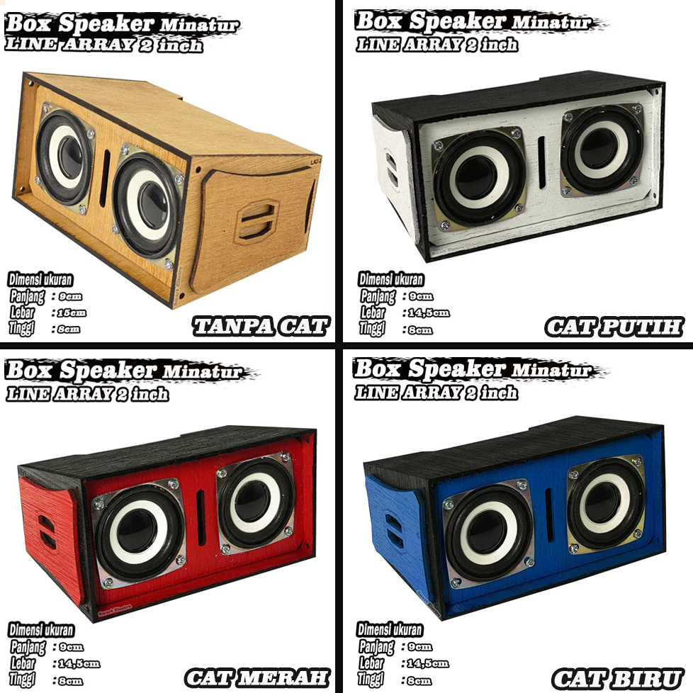 Box Speaker Miniatur Line Array 2 Inch