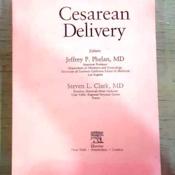 Buku Cesarean Delivery