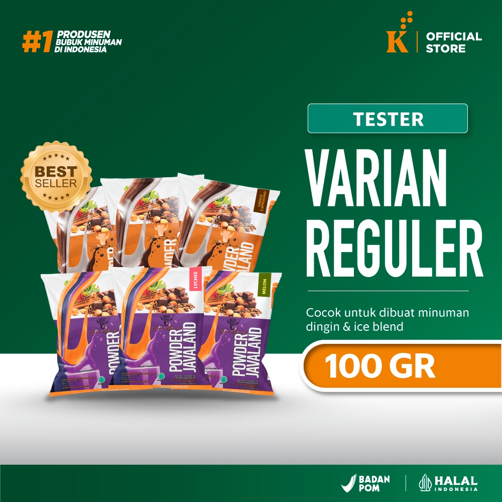 

Bubuk Minuman Bubble Drink Murah TESTER Reguler Variant Lain Javaland 100 gr