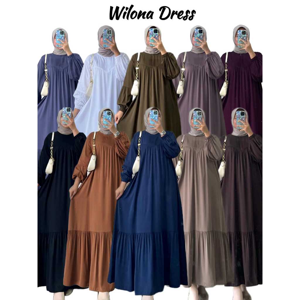 WILONA DRESS POLOS / DRESS RAYON TWILL / GAMIS RAYON TWILL LD 115 / DRESS RAYON POLOS