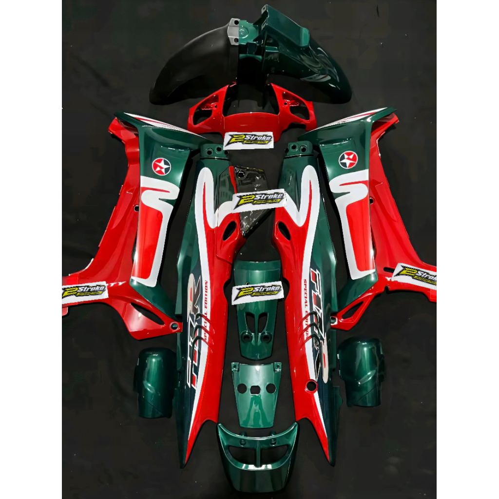 Cover Body Fizr Full Set Halus Body Fizr Caltex Merah Hijau Botol Sirip Hiu 125z Body Set Halus Yama