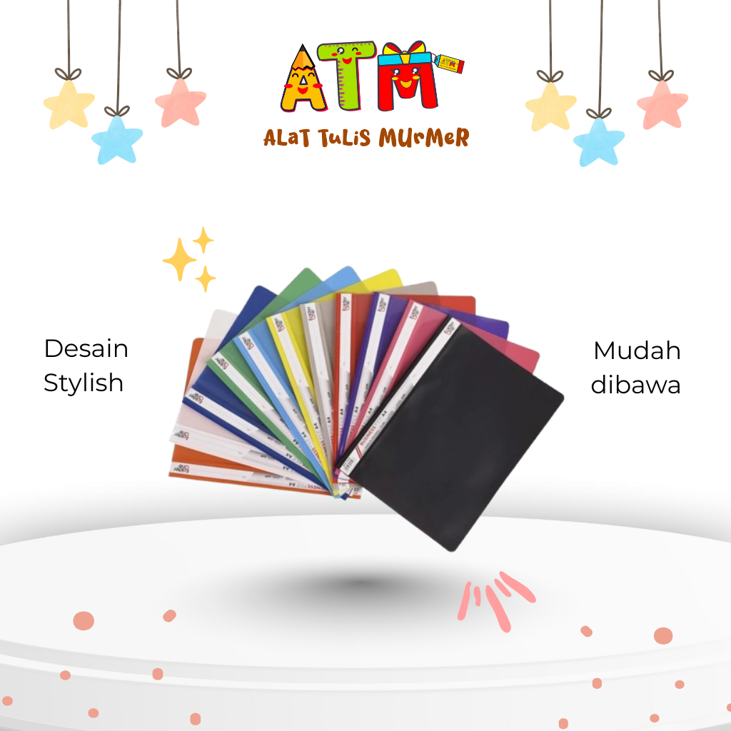 

Map/Folder/Organizer/Business File OCI F4 – Map Dokumen Plastik F4 Warna Cerah | Arsip Kantor & Sekolah