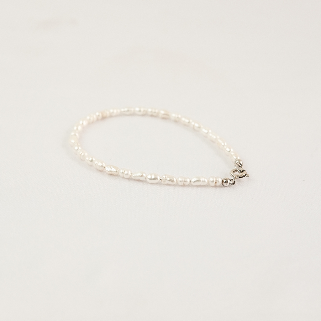 Gelang Mutiara Kecil - Sterling Silver