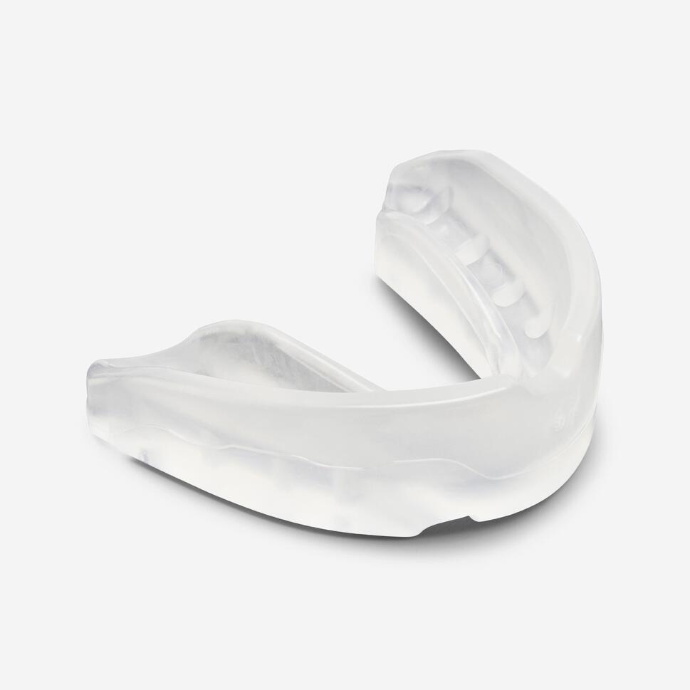 Decathlon OUTSHOCK Mouth Guard Tinju dan Beladiri Dewasa 100 Putih - 8645382