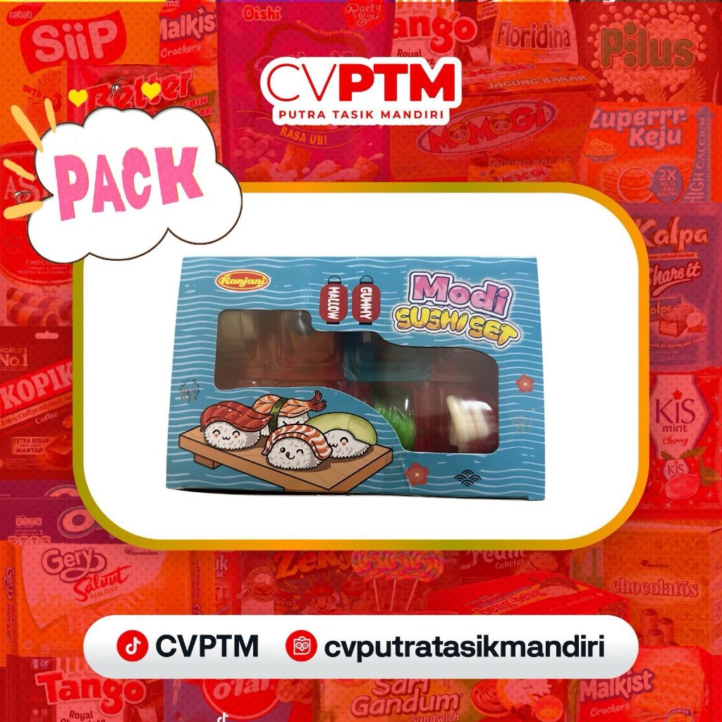 

Permen Rinjani Modi Sushi Set (24pcs/pack)