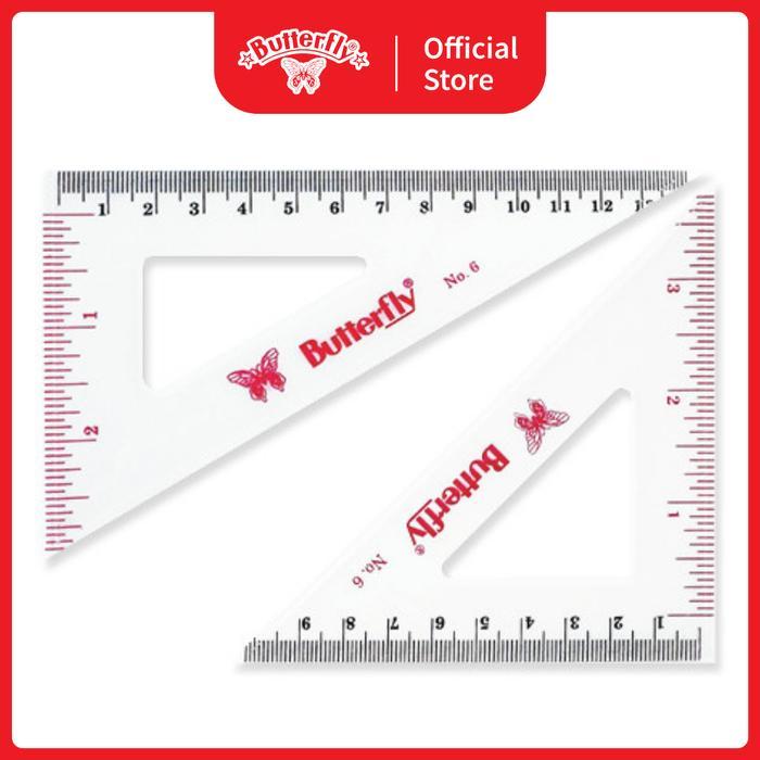 

NULIS | Set Penggaris / Rol Segitiga Butterfly No. 6 / BT - No. 6