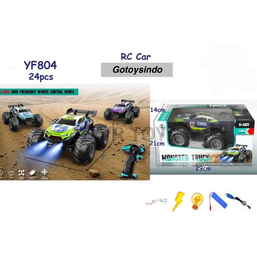 Mainan Mobil Monster Truck Remote Control YF804
