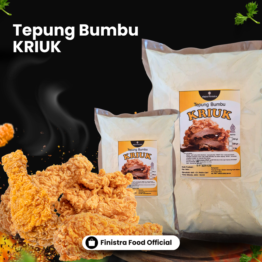

Tepung Bumbu KRIUK 1Kg Dapur Finistra