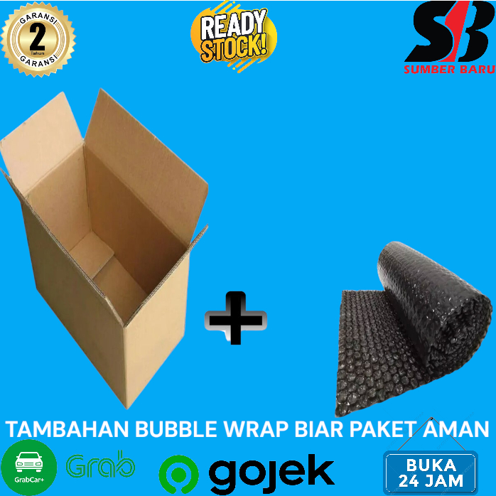 

TAMBAHAN KARDUS DUS DAN BUBBLE WRAP BIAR PAKET 100& AMAN DI XPDC